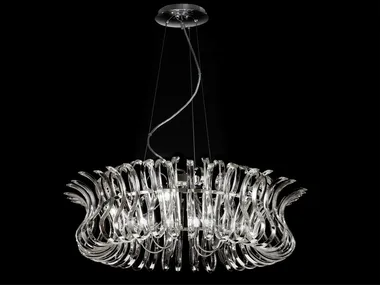 WAVE - Crystal chandelier _ Metal Lux